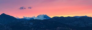 Zonsondergang in Andalusië van Henk Meijer Photography