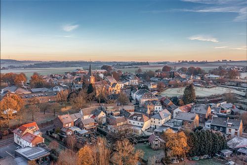 Dronefoto van Mechelen in Zuid-Limburg
