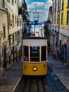 Tram in Lisbon, Portugal by Nynke Altenburg thumbnail