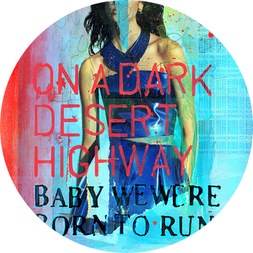 On a dark desert highway, baby we were born to run van Feike Kloostra