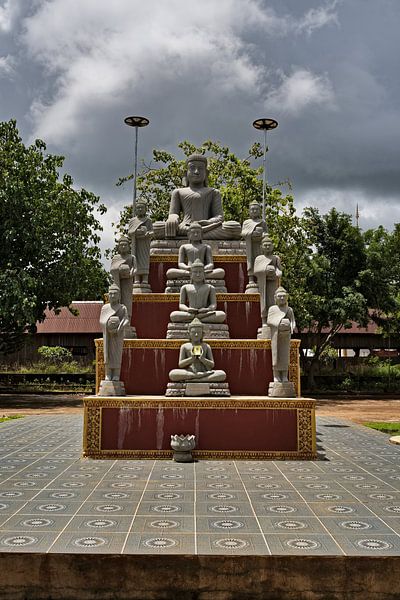 Wat Sen Monorom before the storm by Frank Photos