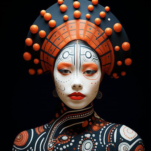 Body art Surrealism Geometry Contrast Avant-garde Hypnotic