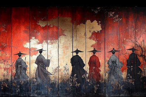 muurschildering Japan