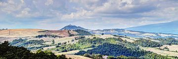 Toscane Panorama Landschap Panorama van Hendrik-Jan Kornelis