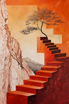 Escaliers abstraits sur haroulita