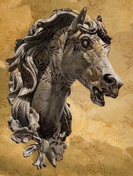 Standbeeld paard van Kjubik