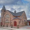 Kirche De Ark in Kamperland on Noord-Beveland in Zeeland. von Gert van Santen