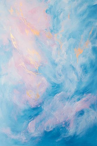 Sanfte Wolken in Pastellfarben
