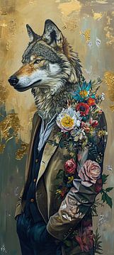 Loup sur Art Merveilleux