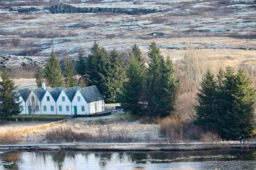 Thingvellir NP in IJsland van Judith van Wijk