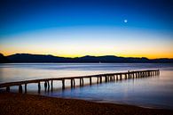 Steiger tijdens zonsopkomst, Corfu (Griekenland) van Michiel de Bruin thumbnail