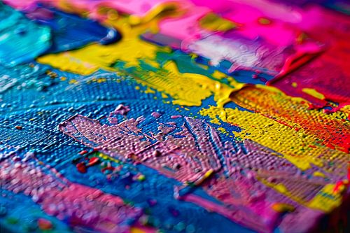 abstract digitaal schilderij