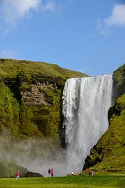 Chute d'eau Skogafoss en Islande sur Sjoerd van der Wal Photographie