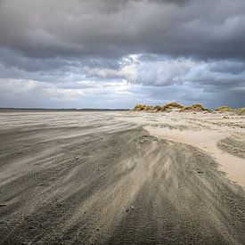 Sandsturm am Meer von Marjolein van Middelkoop