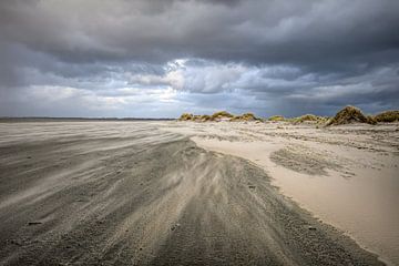 Sandsturm am Meer von Marjolein van Middelkoop