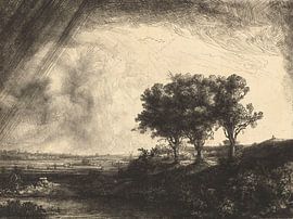 The three trees, Rembrandt van Rijn - 1643