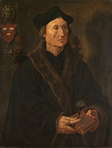 Portret van Johannes Colmannus (1471-1538), Maarten van Heemskerck, ca. 1538 - ca. 1540