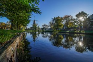 Moulin à vent de Valk à Leiden sur Dirk van Egmond