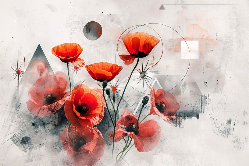 Mohnblumen Klatschmohn Mohn von Poster Art Shop