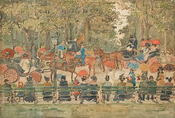 Maurice Prendergast~Central Park, 1901