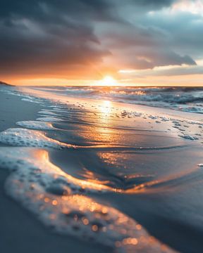 Paysage à la lumière dorée