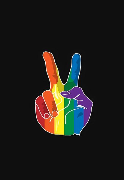 Frieden Stolz Finger von Art Kingdom