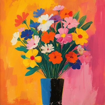 bouquet, fleurs, vase sur Niklas Maximilian