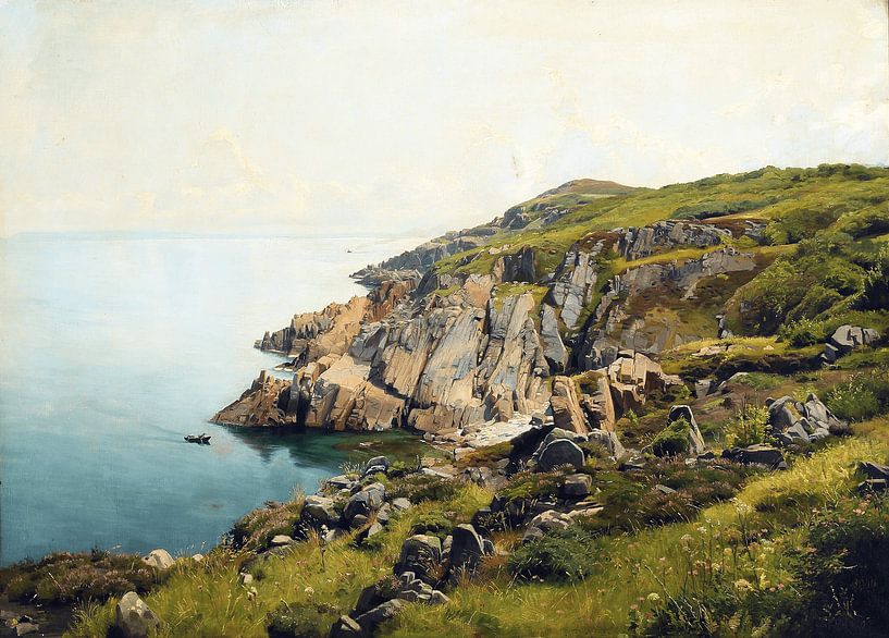Georg Achen, Coastal part of the Swedish archipelago, 1884 by Atelier Liesjes