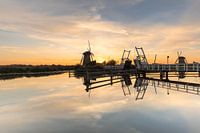 Sunset at Kinderdijk