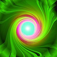 Groene energie spiraal