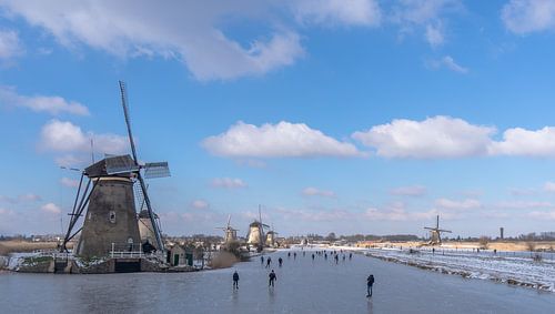 Kinderdijk, Nederlands winterparadijs