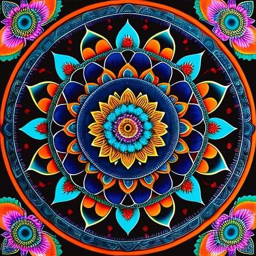 Ethnic African Mandala 3