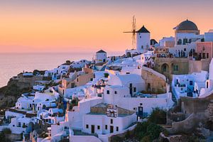 Sonnenuntergang Oia, Santorin, Griechenland