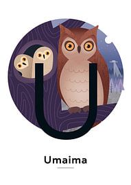 Name poster Umaima by Hannah Barrow