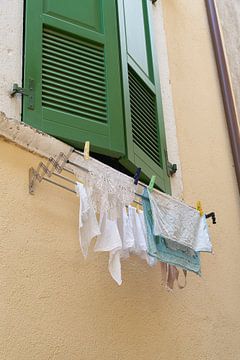 Wasserette in de oude stad van Limone Sul Garda