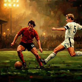 Niederlande – Deutschland: Fußball-Gemälde von Jan Keteleer