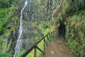 Risco-Wasserfall auf Madeira