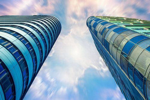 Parktoren en Rijntoren in Arnhem nederland