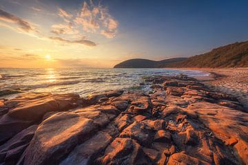 Cala Violina strand in Maremma, Toscane van Stefano Orazzini