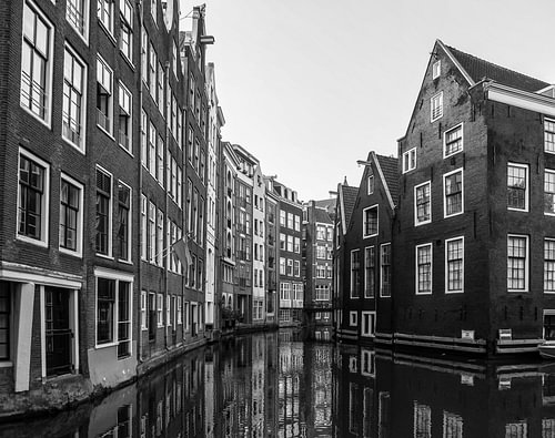 Amsterdam in Schwarz-Weiß