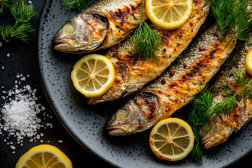 Grilled fish