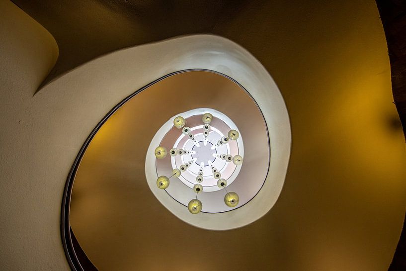 Spiral staircase from the Hogeschool in Rotterdam! by Peter Haastrecht, van