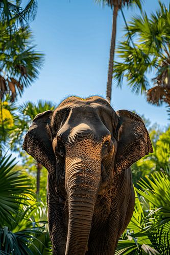 Eléphant en gros plan