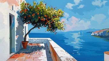 Mediterrane Dromen no. 3 van ByNoukk