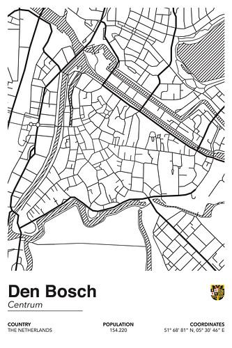 City map Den Bosch