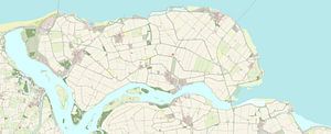 Karte von Noord-Beveland