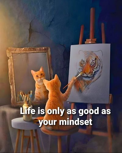 het leven is zo goed als je mindset