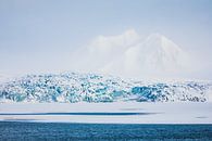 Glaciers and snow-capped mountains in Ymerbukta Bay by Martijn Smeets thumbnail