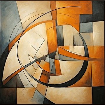 Geometrie | Abstract Geometric Art van Abstract Schilderij