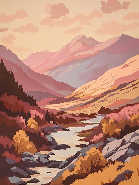 Berglandschaft von Wall Wonder